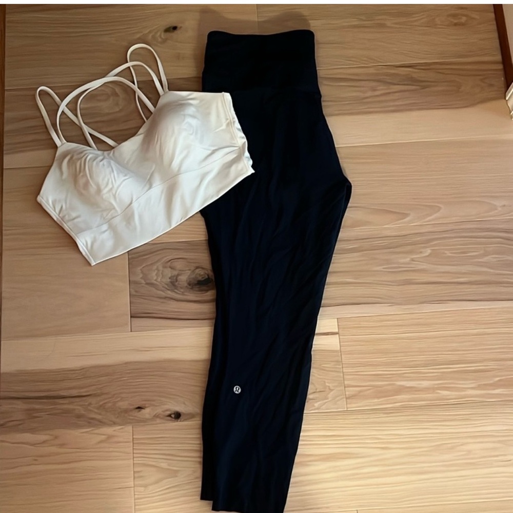 Lululemon Athletica Blue Leggings for Active Wear